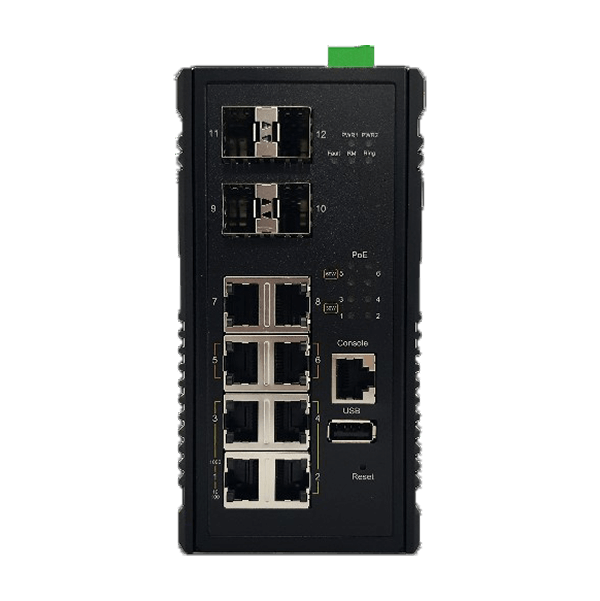 KY MH0804G2 layer 2 industrial ethernet switch